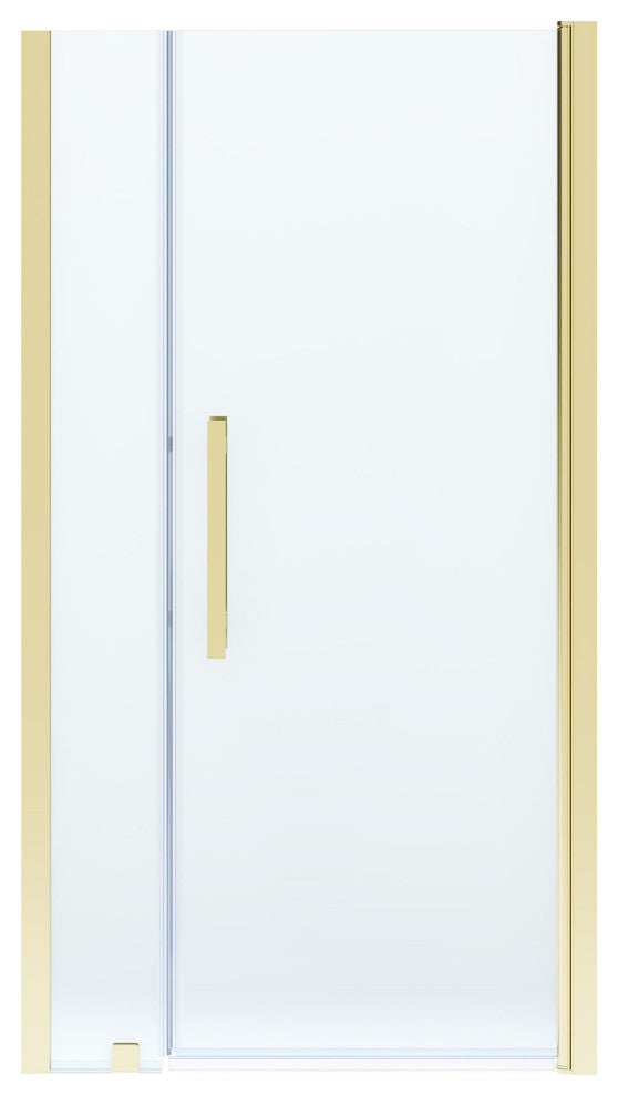 Pasadena 39 7/16-41 3/8"Wx72"H Alcove Pivot Shower Door Gold