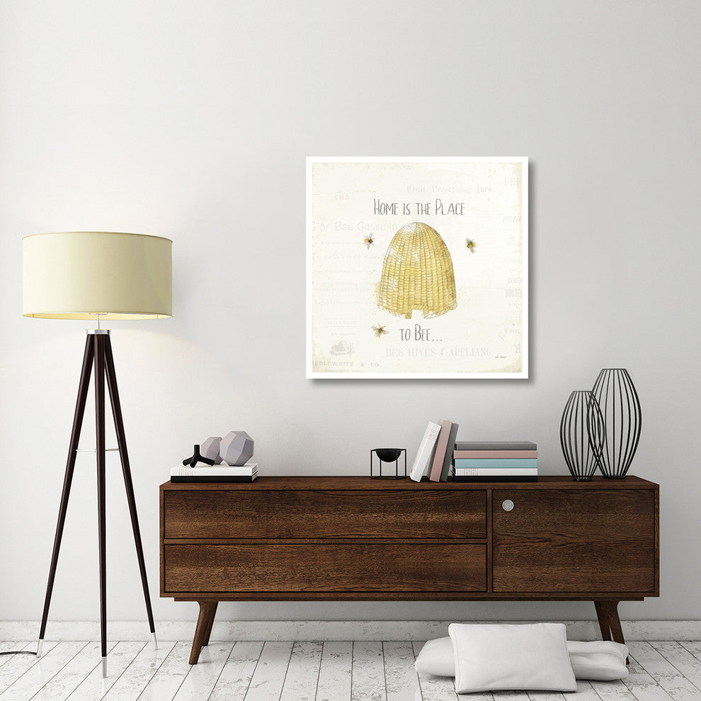 "Bee and Bee II" Digital Paper Print by Katie Pertiet, 38"x38"