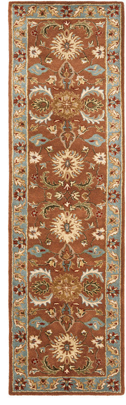 Safavieh Heritage Hg968A Brown, Blue Area Rug