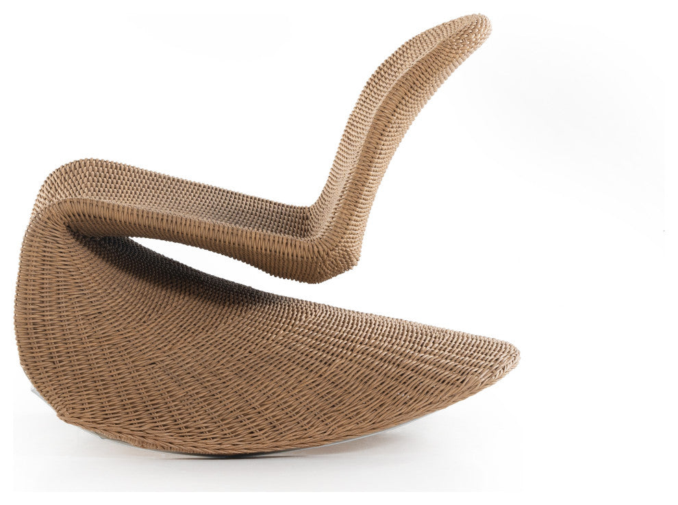 Portia Outdoor Rocking Chair-Natural