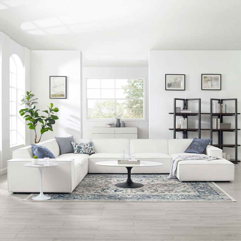 Restore 7-Piece Sectional Sofa - White