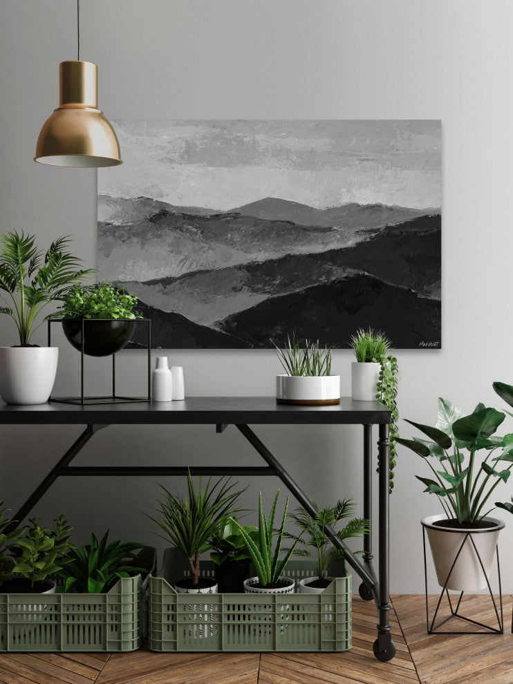 "Climbing My Way" Painting Print on Wrapped Canvas, 24x16