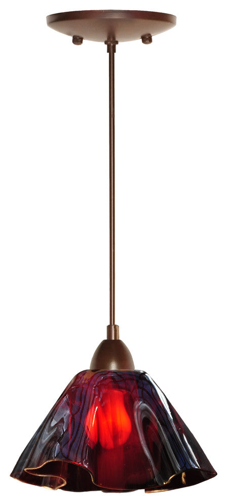 Jezebel Radiance Lily Pendant, Small, Plum