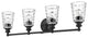 Mae 4-Light Matte Black Vanity