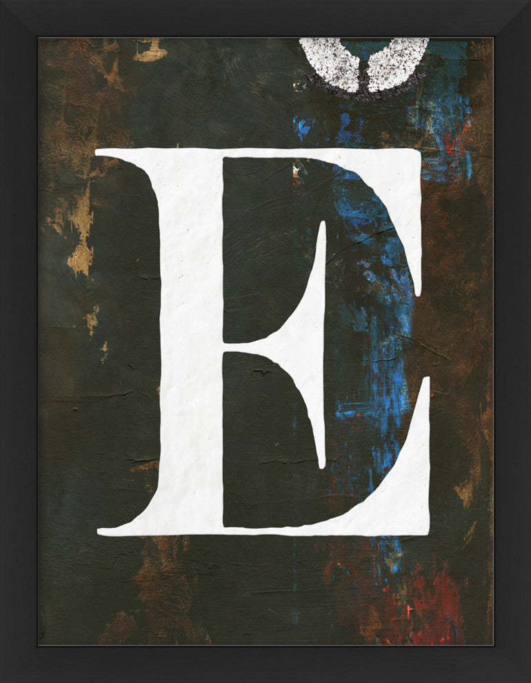 Alphabet "E", Giclee Reproduction Artwork