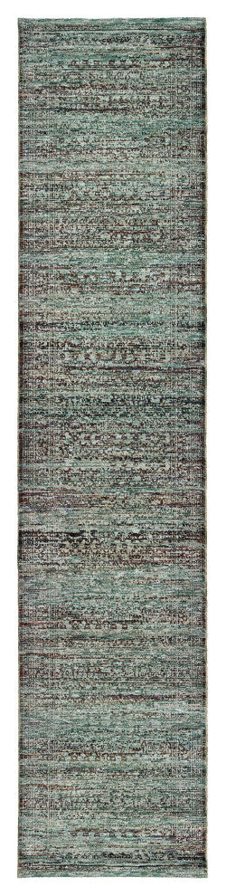Oriental Weavers Andorra Blue/ Purple Oriental Indoor Area Rug 2'6"X12'