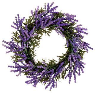16" Purple Lavender Wreath
