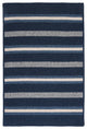 Salisbury Rug, Navy, 14"x17" Swatch Sample