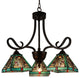 CHLOE Lighting CH3T359BM22-DD3 INNES Mission Bronze 3 Light Mini Chandelier