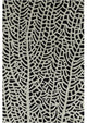 Stella Contemporary Area Rug, Black and Ivory, 8'x10'