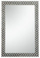 Omar Rectangle Mirror, 28", Chevron