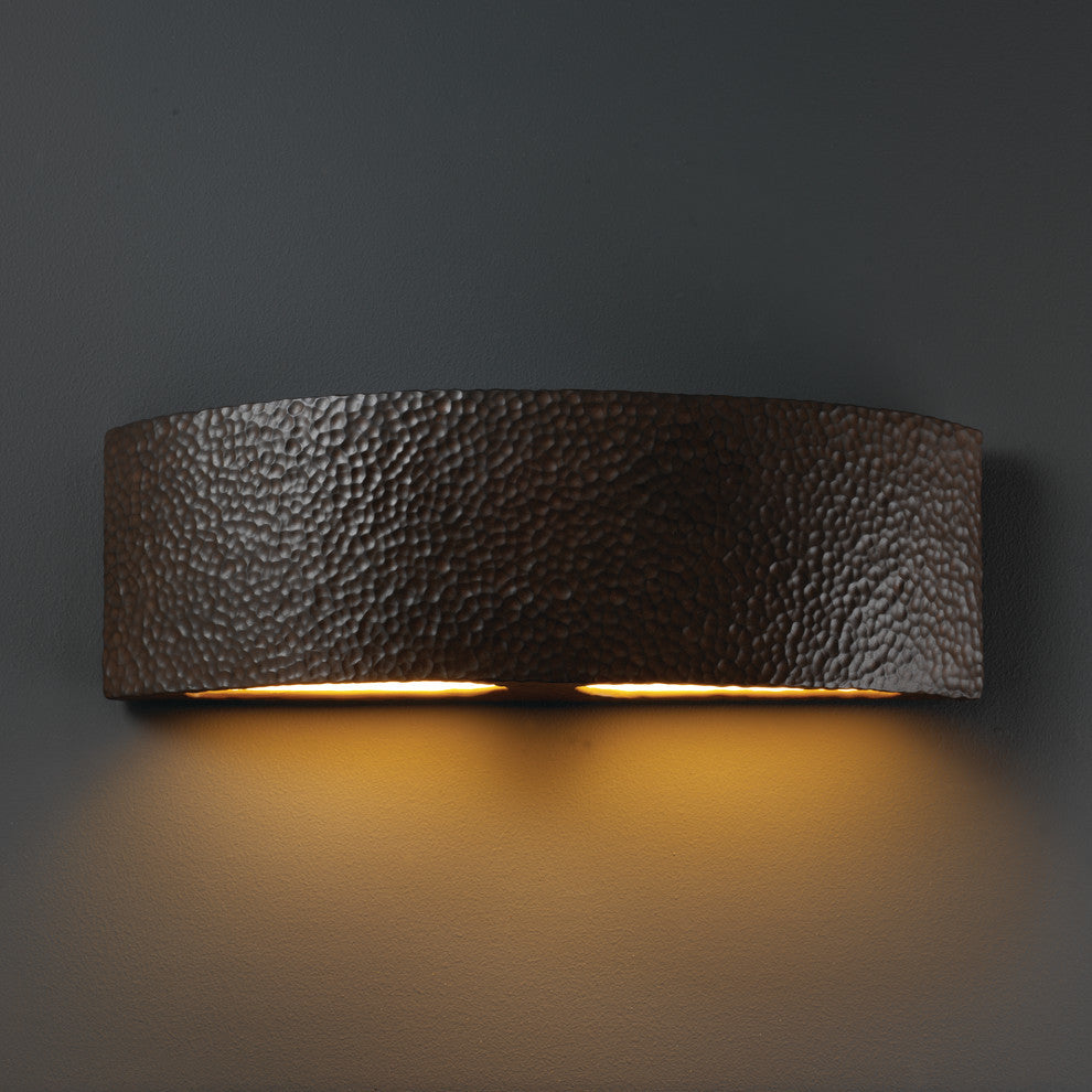 Ambiance Arc, Closed Top, Wall Sconce, Iron