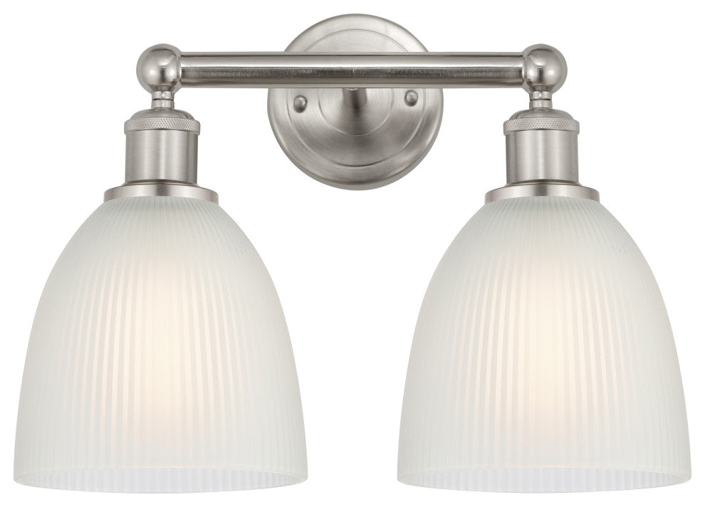Innovations 616-2W-SN-G381 2 Light Bath Vanity Light, Brushed Satin Nickel