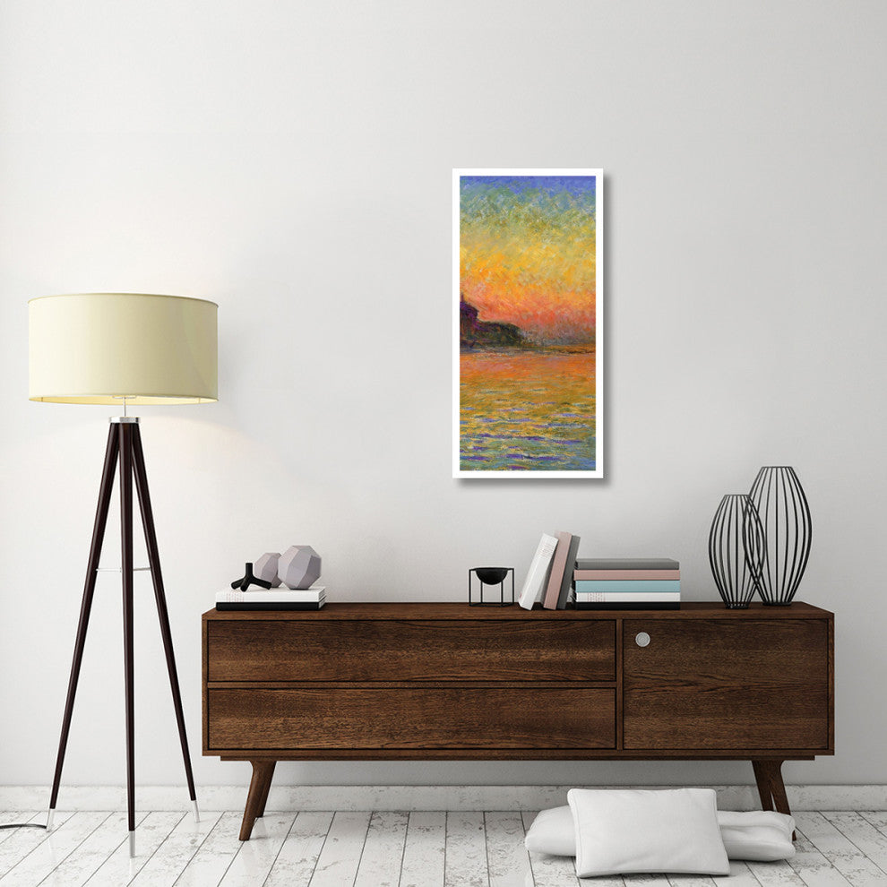"Twilight Venice (center)" Digital Paper Print by Claude Monet, 20"x42"