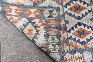 Turkish Flat-Woven Runner Southwestern Kilim 9' Oriental Rug, 9'5"X2'5"