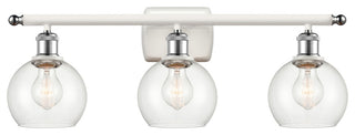 Innovations 516-3W-WPC-G122-6-LED 3 Light Vanity Light, White, Polished Chrome