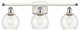 Innovations 516-3W-WPC-G122-6-LED 3 Light Vanity Light, White, Polished Chrome