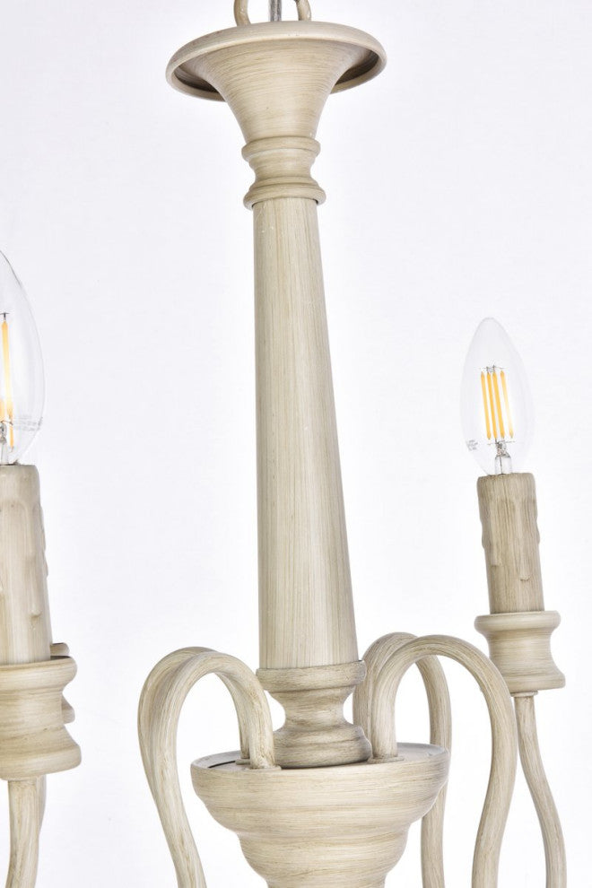 Fiona 4-Light Pendant, Weathered Dove