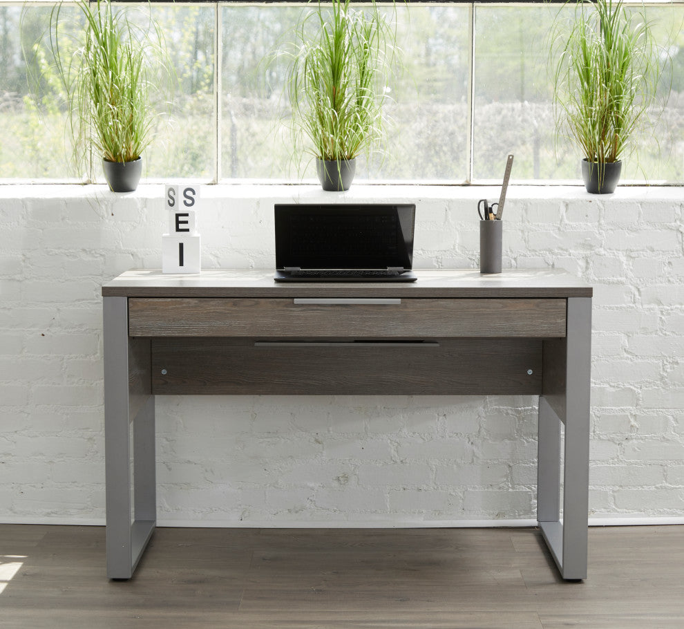 K150 Home Desk 47x24", Gray, Gray