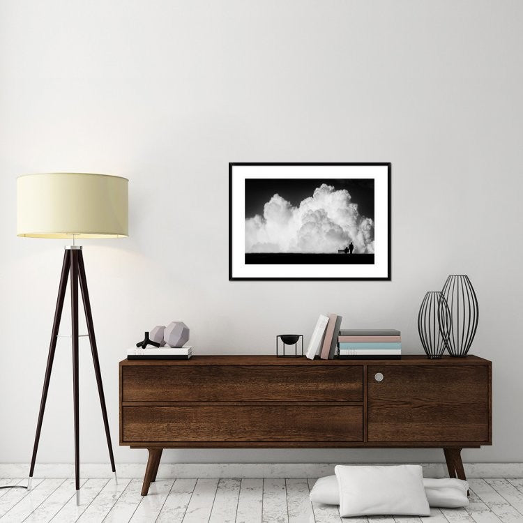 "Waiting For The Storm" Framed Digital Print by Stefan Eisele, 38"x28"
