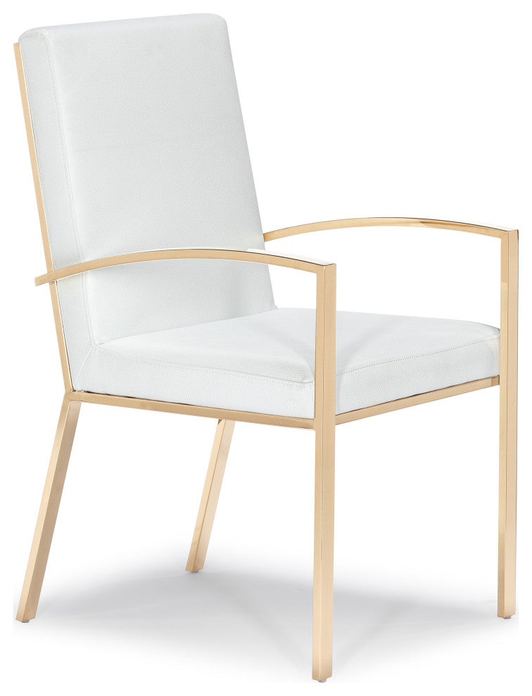 Brook Arm Chair, Gold