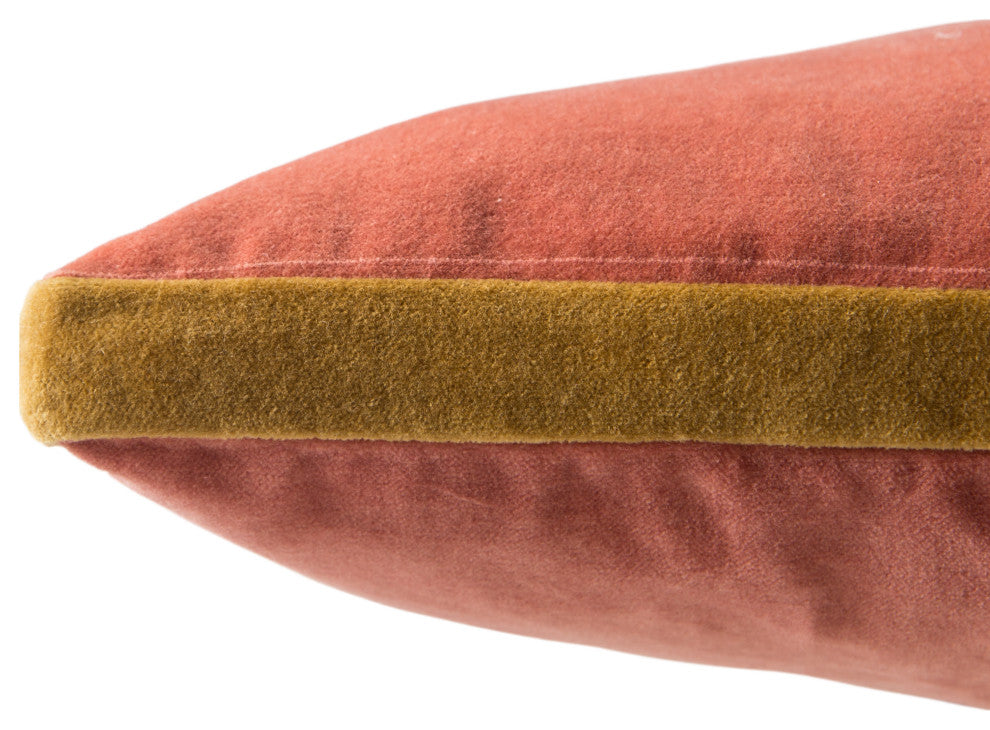 Jaipur Living Bryn Solid Throw Pillow, Pink, Poly Fill