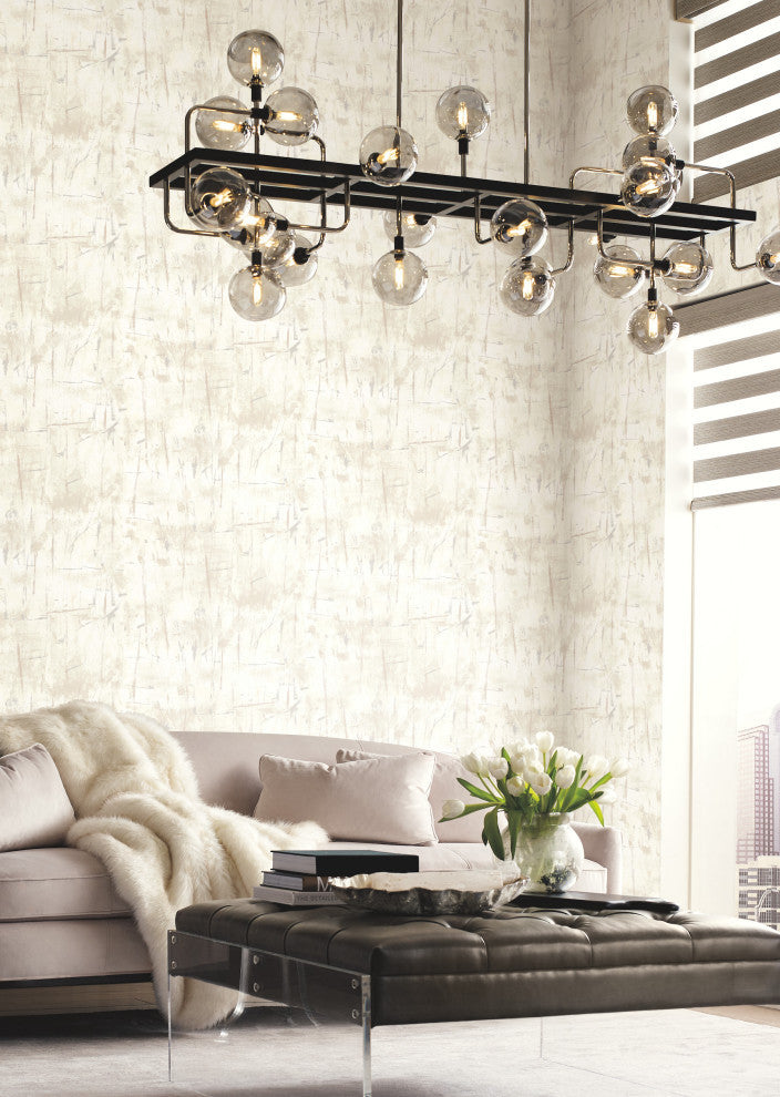 White Modern Art Wallpaper
