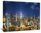 "Singapore Skyscrapers" Panorama Cityscape Canvas Print20"x12"