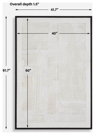 Uttermost Clean Slate Hand Painted Canvas