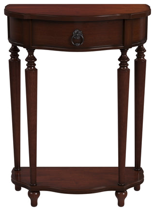 Ashby Painted Console Table, Winter Forest, Cherry Brown