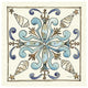 "Coastal Breeze Tile IV" Digital Paper Print by Anne Tavoletti, 42"x42"