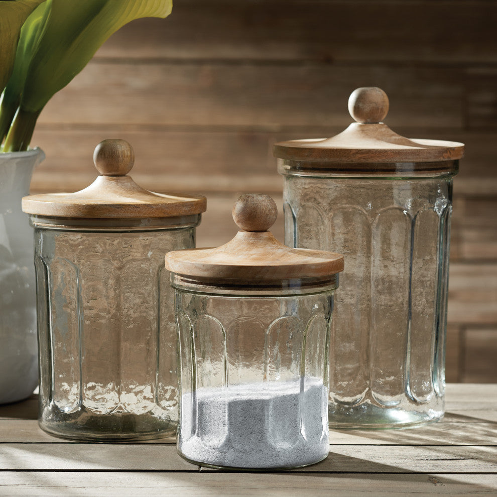 Olive Hill Canisters, Set of 3
