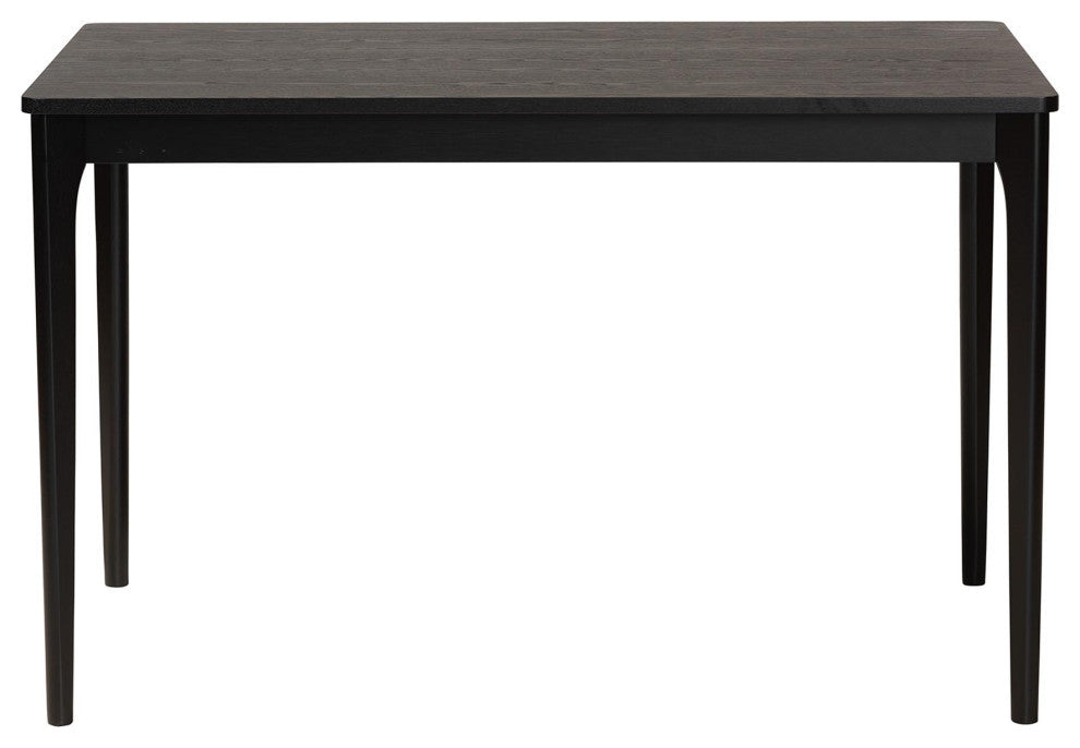 Shurik Wood Dining Table, Black