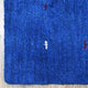Hand Knotted Loom Silk Mix Area Rug Contemporary Blue