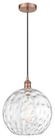 Innovations 616-1P-AC-G1215-12 1-Light Mini Pendant, Antique Copper