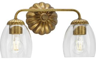 Quillan Collection Transitional Bath and Vanity Light, Gold Ombre