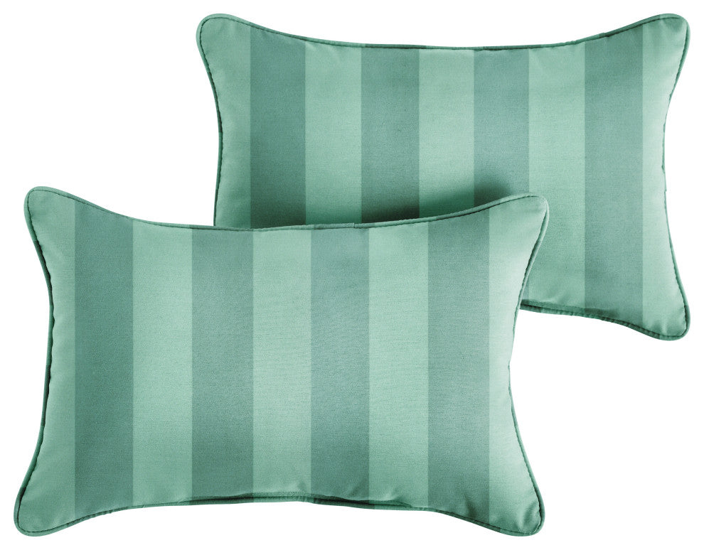 Sorra Home Preview Lagoon Corded Pillow, Set of 2, 26"x16"x6"