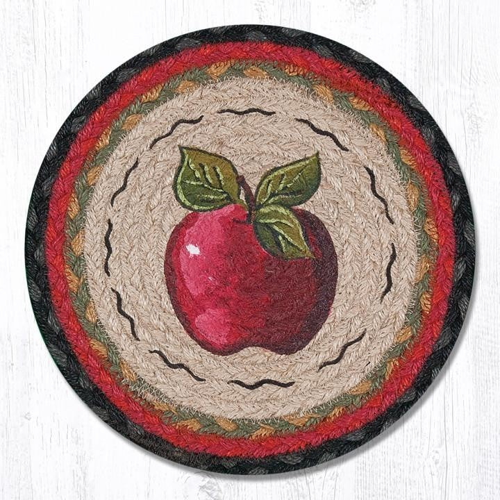 MSApple Printed Round Trivet 10"x10"