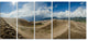 "Massive Sand Dunes Panorama" Landscape Print Wall Artwork, 5 Panels, 60"x28"