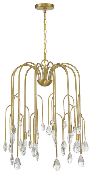 Anholt 6-Light Chandelier, Noble Brass