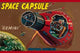 Space Capsule Gemini - Gallery Wrapped Canvas Art 28" x 42"