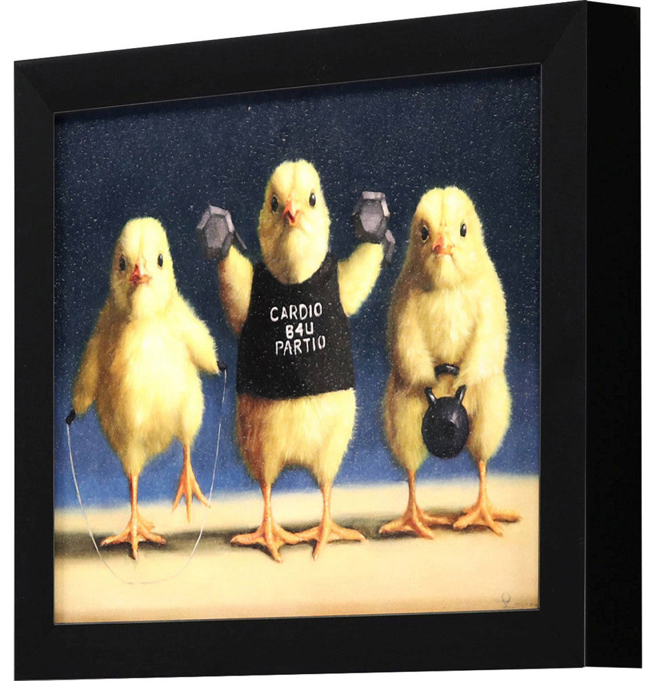 Cardio Chicks Non-Glass Framed Art