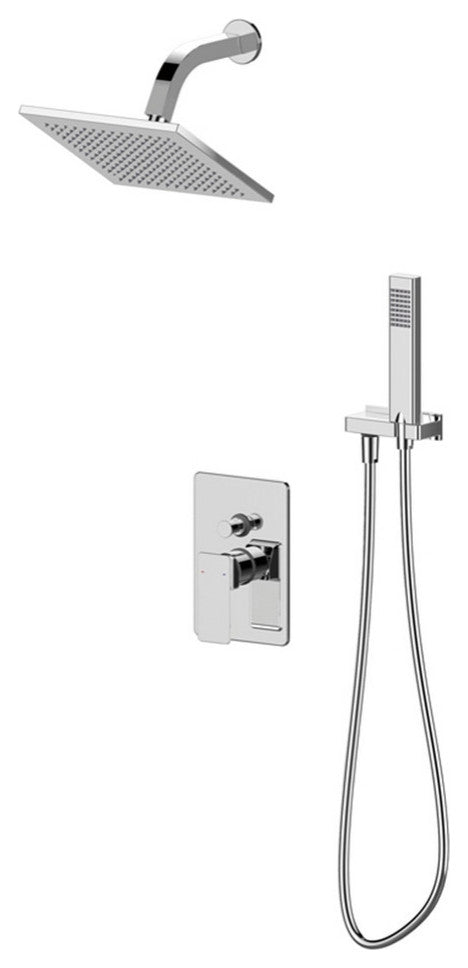 Bravat Stylish Chrome Finished Ceiling Mount Bathroom Faucet