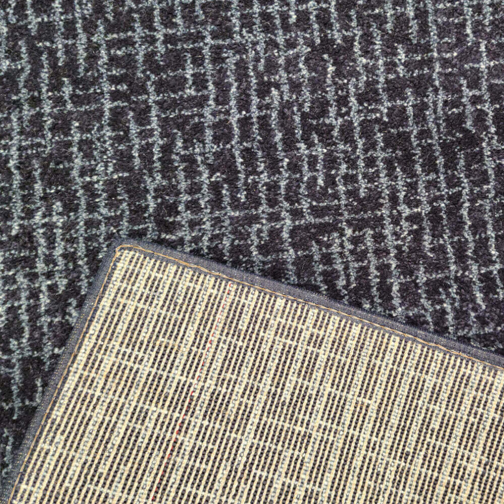 Lake Powell Contemporary Area Rug | Stylish Indoor Carpet for Modern Spaces, Midnight, 7'x9'