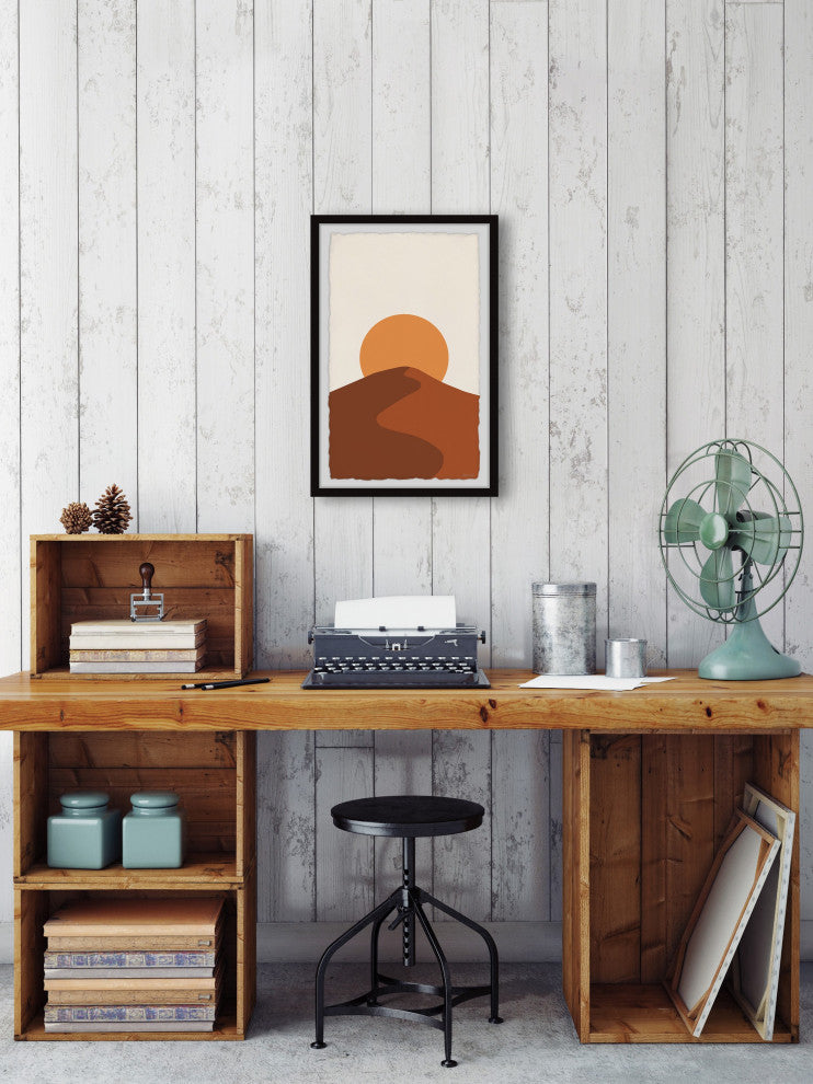 "Trip to Wahiba" Framed Painting Print, 16x24