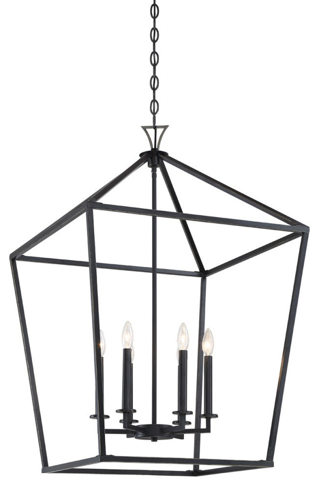 Townsend 6-Light Pendant, Classic Bronze