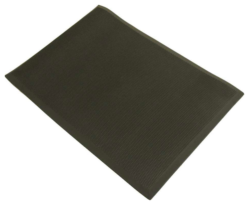 Rubber-Cal Soft Cloud Anti-Fatigue Matting 3/4" Thick, 3'x5' Black