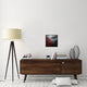 "The Visor" Framed Canvas Giclee by Gilbert Claes, 17x17"