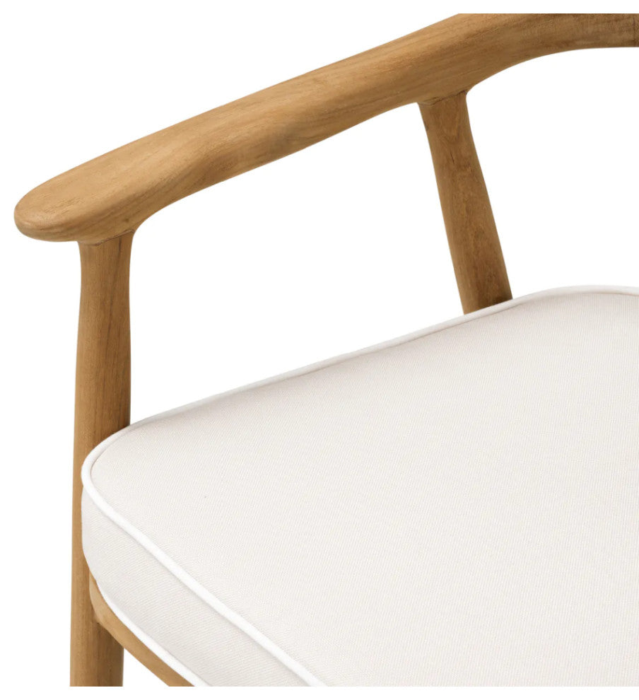 Natural Teak Outdoor Dining Chair, Eichholtz Beale