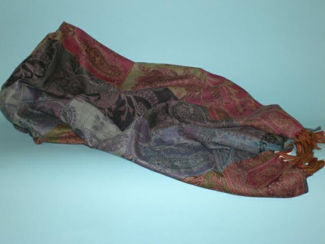 Wool Throw, Multi, 40"x80"